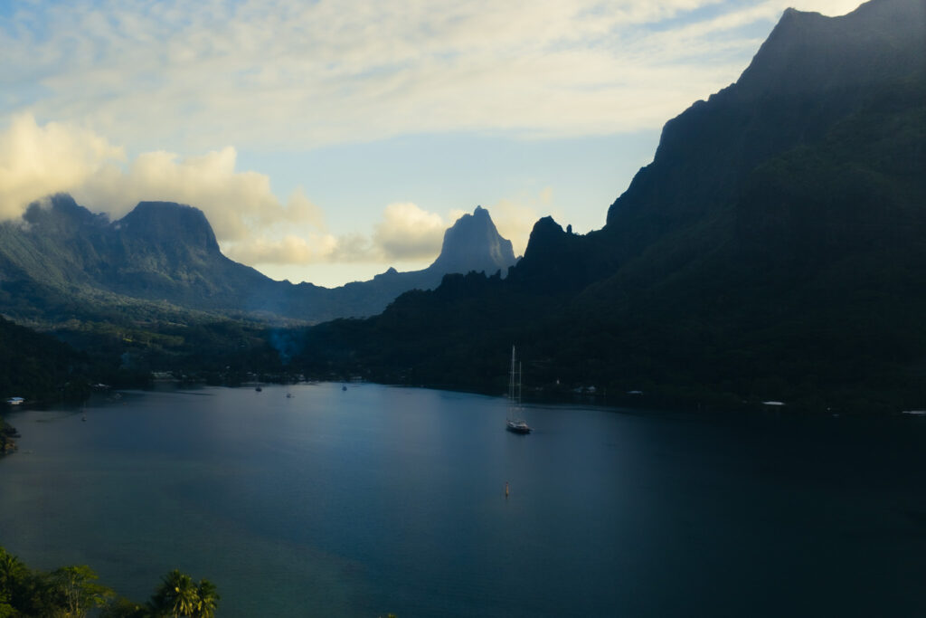 Cooks bay Moorea French Polyesia where Coral Gardeners are located