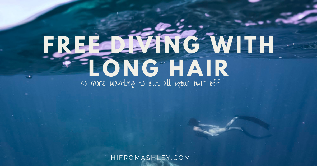 Free Diving With Long Hair
