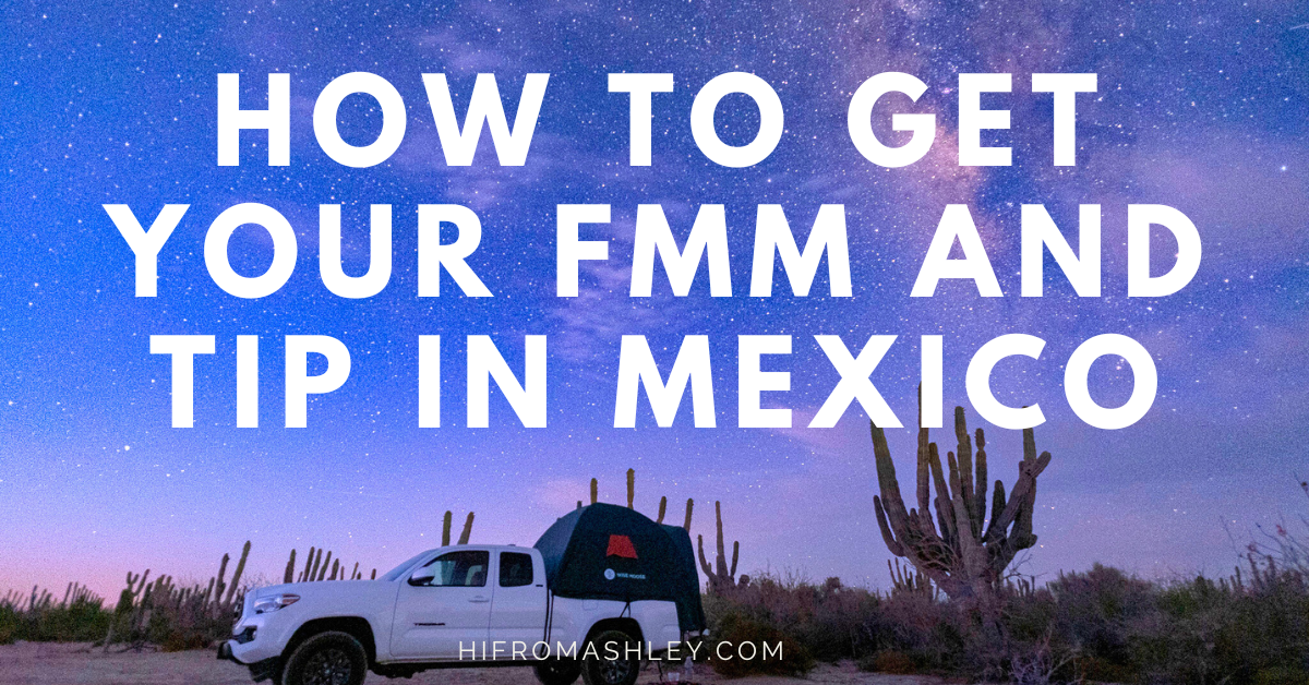 How to get your TIP and FMM in Mexico