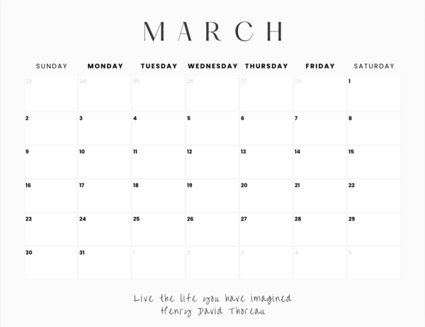 2025 Calendar