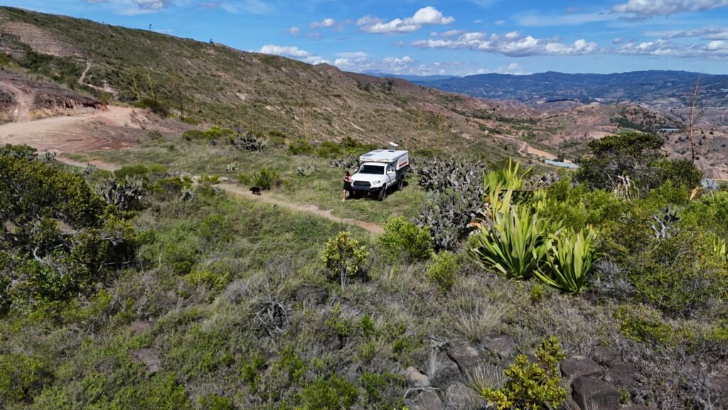 360 wild camp views in Colombia