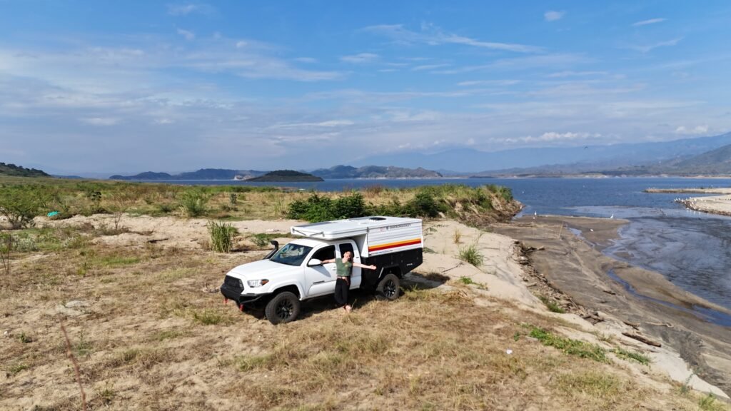 On the road in Colombia
