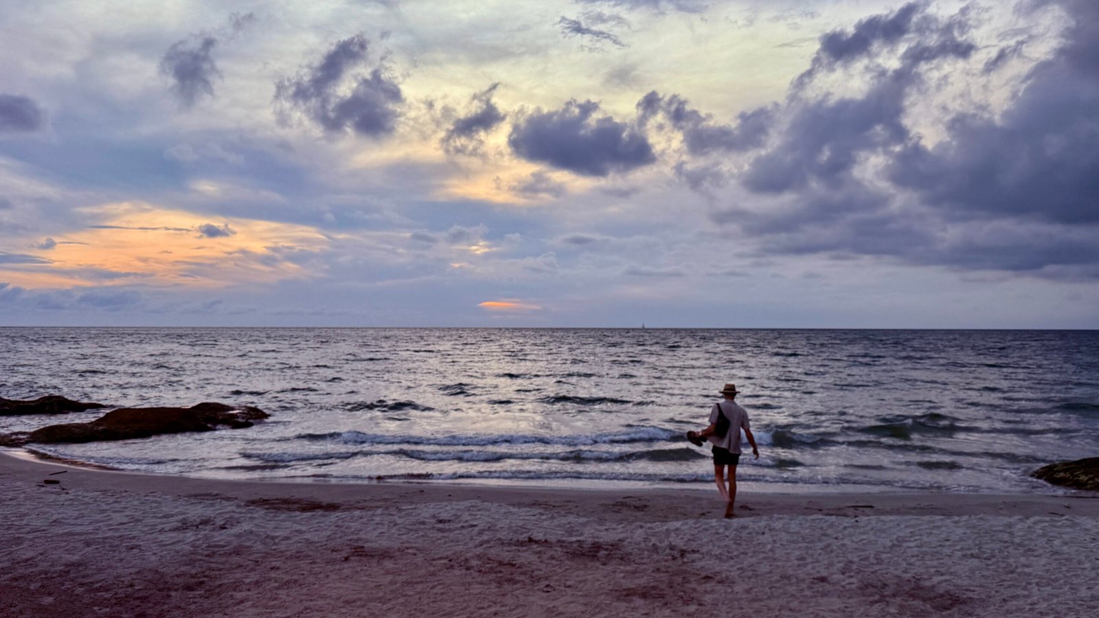 Sunset at Blue Apple Beach Club